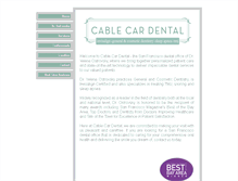 Tablet Screenshot of cablecardental.com